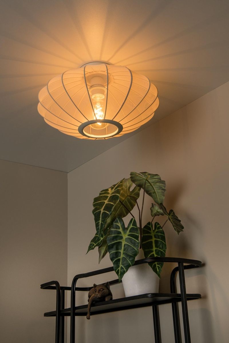 Lucide CORINA - Zapustené stropné svietidlo - Ø 40 cm - 1xE27 - Krémové